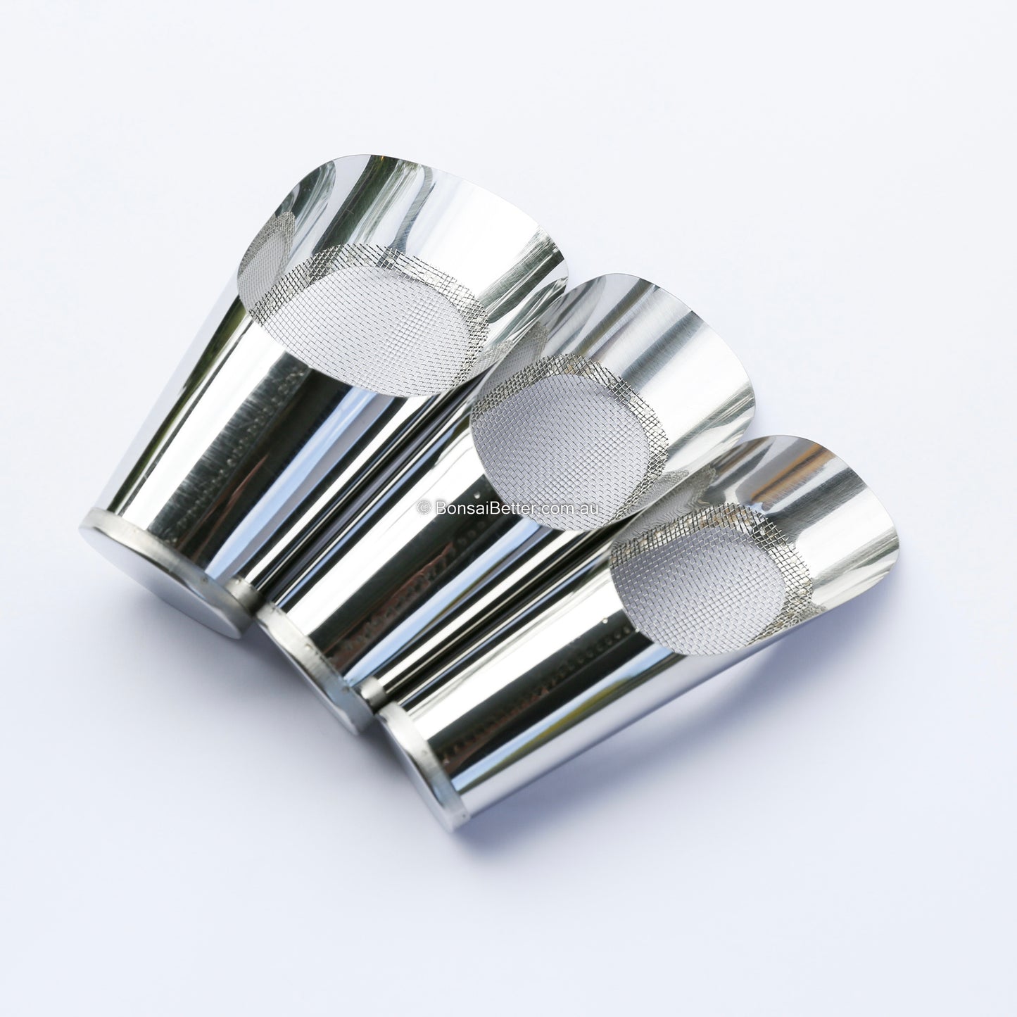 Japanese Bonsai Soil Sieve Scoops Stainless Steel | Bonsai Better
