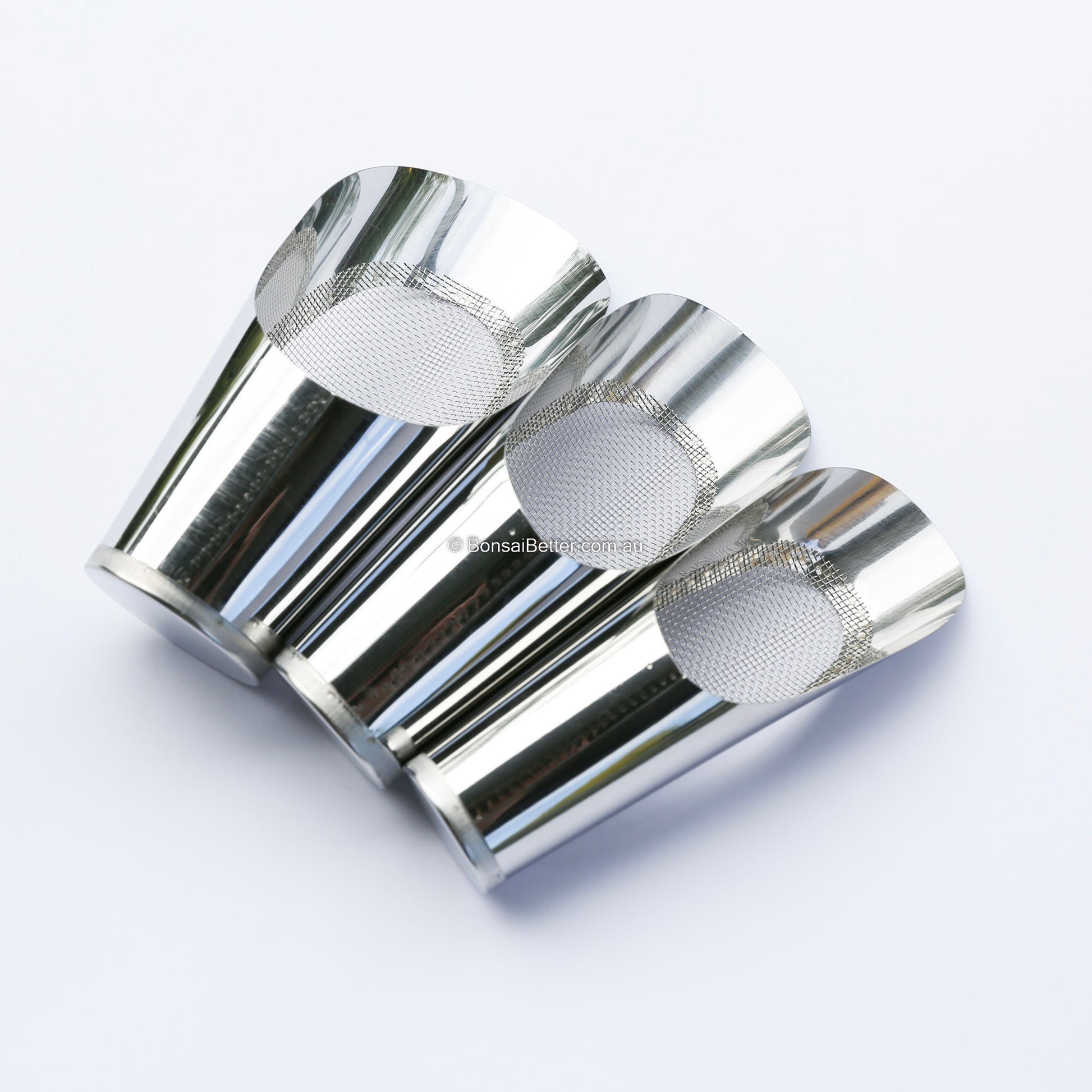 Japanese Bonsai Soil Sieve Scoops Stainless Steel | Bonsai Better