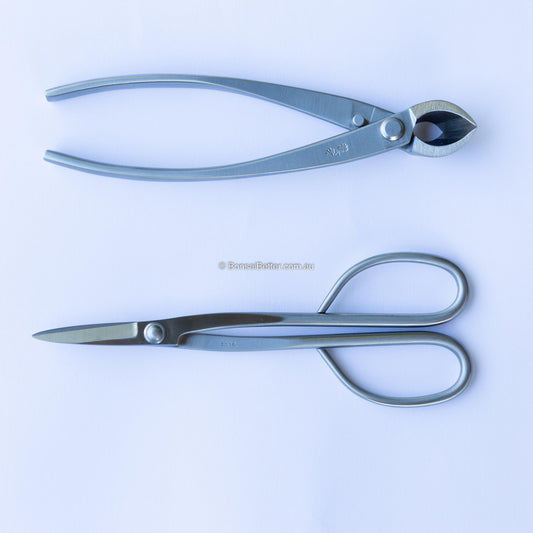 Stainless Steel Bonsai Tool Kit 2 Piece