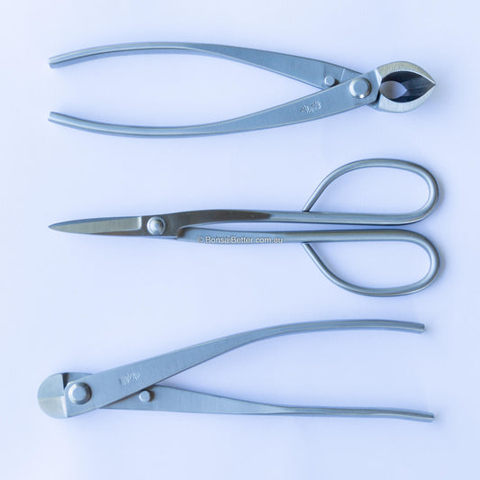 Stainless Steel Bonsai Tool Kit 3 Piece