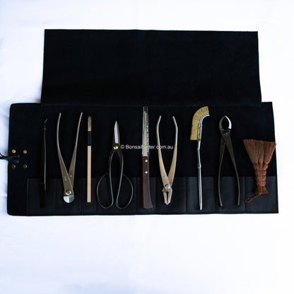 Australian Leather Bonsai Tool Roll