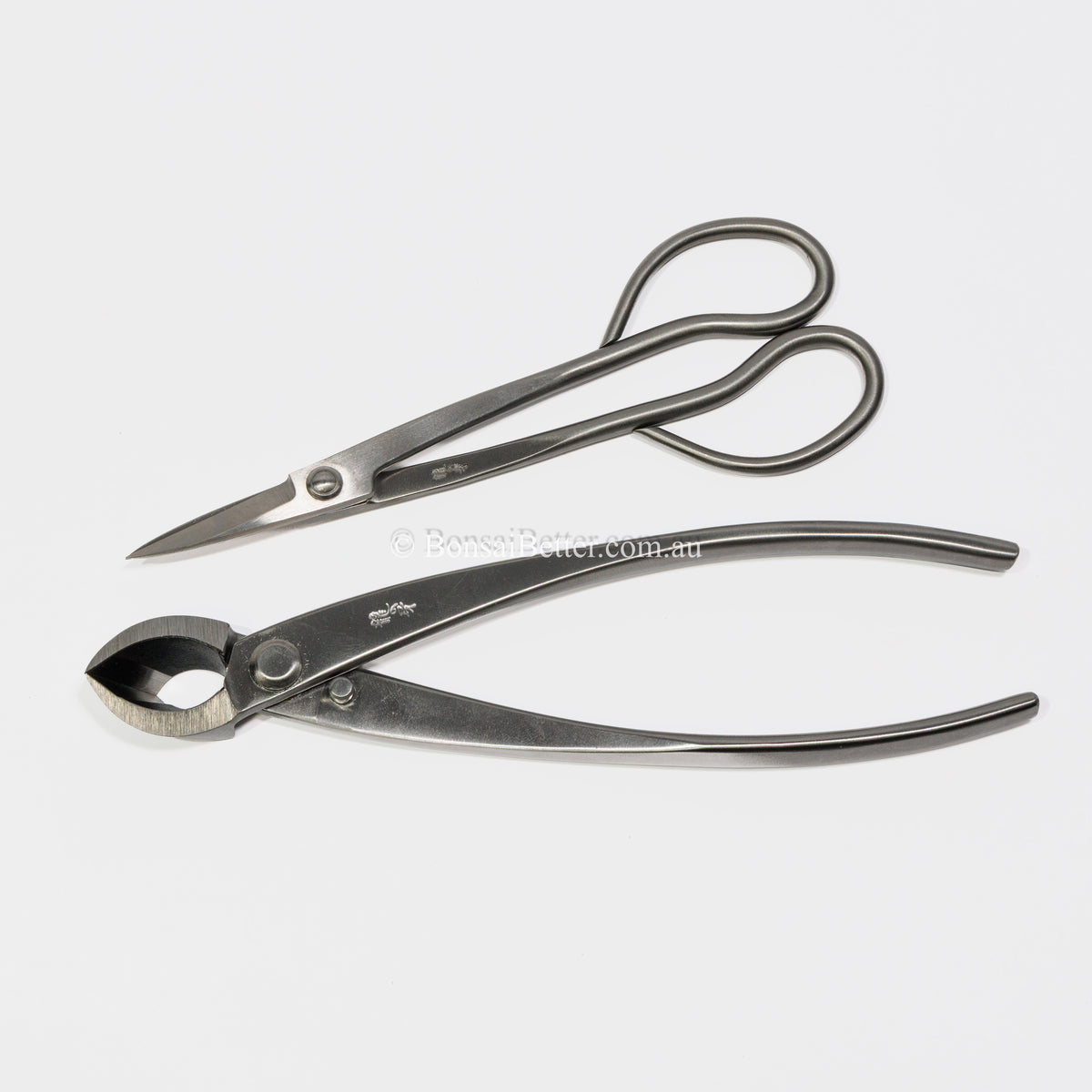 Bonsai Tool Kit – 2-Piece Stainless Steel Branch Cutter & Scissors Set