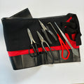 Japanese Bonsai Starter Tool Kit & 10 Pocket Tool Roll Bundle